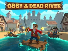 Игра Obby & Dead River онлајн