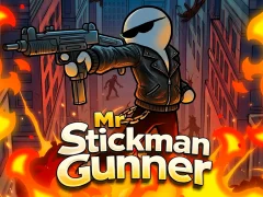 Игра Mr Stickman Gunner онлајн