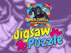Игра Ninja Gorilla Jigsaw Puzzles онлајн