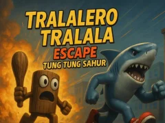 Игра Tralalero Tralala escape Tung Tung Sahur онлајн