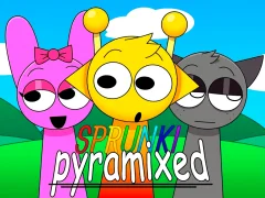 Игра Sprunki Pyramixed онлајн