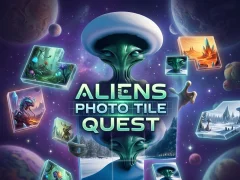 Игра Aliens Photo Tile Quest онлајн