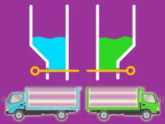 Игра Color Water Trucks онлајн