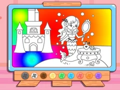 Игра Coloring Book: Mermaid Makeup онлајн