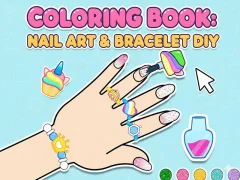 Игра Coloring Book: Nail Art & Bracelet Diy онлајн