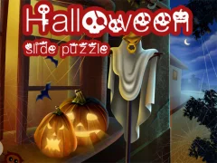 Игра Halloween Slide Puzzle онлајн