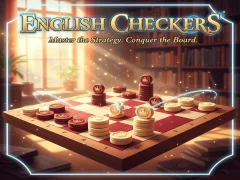 Игра English Checkers онлајн