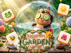 Игра Mojicon Garden Connect онлајн