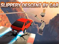 Игра Slippery Descent By Car онлајн