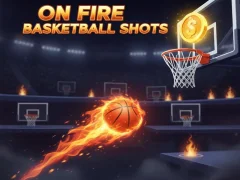 Игра On Fire Basketball Shots онлајн