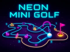 Игра Neon Mini Golf онлајн