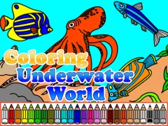 Игра Coloring Underwater World онлајн