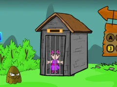 Игра Purple Beauty Girl Rescue онлајн