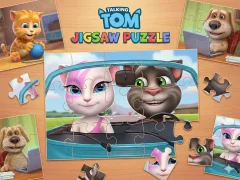 Игра Talking Tom Jigsaw Puzzle онлајн