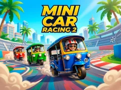 Игра Mini Car Racing 2 онлајн