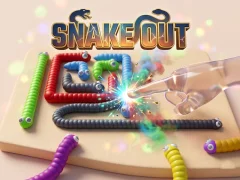 Игра Snake Out онлајн