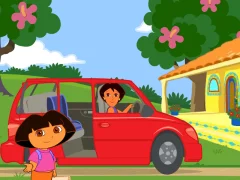Игра Dora The explorer Dora's Ride-Along City Adventure онлајн