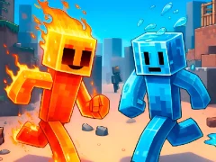 Игра Fire and Water Stickman онлајн