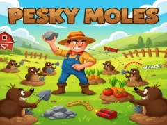 Игра Pesky Moles онлајн