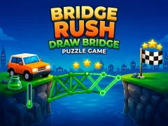 Игра Bridge Rush - Draw Bridge Puzzle Game онлајн