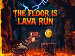 Игра The Floor is Lava Run онлајн