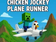 Игра Chicken Jockey Plane Runner онлајн