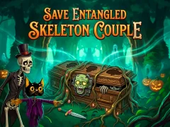 Игра Save Entangled Skeleton Couple онлајн