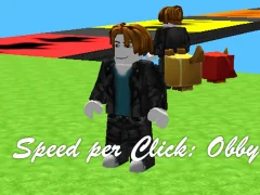 Игра Speed per Click: Obby онлајн