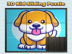 Игра 3D Kid Sliding Puzzle онлајн