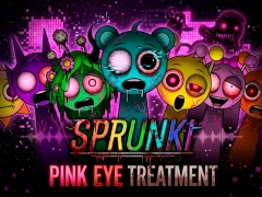 Игра Sprunki: Pink Eye Treatment онлајн