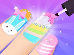 Игра Girls Fun Nail Salon онлајн