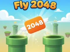 Игра Fly 2048 онлајн