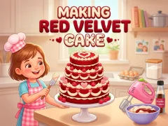 Игра Making Red Velvet Cake онлајн