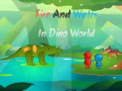 Игра Fire And Water In Dino World онлајн