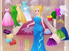 Игра Cinderella Dress Up Girl Games онлајн