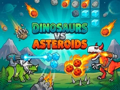 Игра Dinosaurs vs Asteroids онлајн