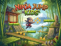Игра Ninja Jump Kids онлајн