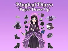 Игра Magical Diary: Paper Dress Up онлајн