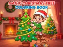 Игра Magic Christmas Tree Coloring Book онлајн