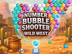 Игра Number Bubble Shooter Wild West онлајн