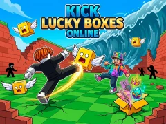 Игра Kick Lucky Boxes Online онлајн