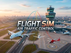 Игра Flight Sim Air Traffic control онлајн