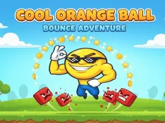 Игра Cool Orange Ball: Bounce Adventure онлајн
