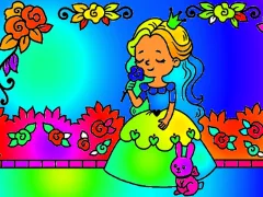 Игра Coloring Book: Princess Juliet онлајн