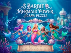 Игра Barbie Mermaid Power Jigsaw Puzzle онлајн