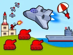 Игра Bomber Plane: 2D Air Strike онлајн