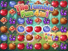Игра Tile Tumble Fun 4 in 1 онлајн