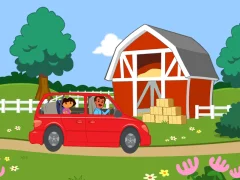 Игра Dora The explorer Dora's Ride-Along Animal Photo Adventure онлајн