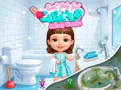Игра Sweet Baby Girl Cleanup Messy House онлајн