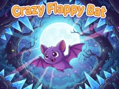 Игра Crazy Flappy Bat онлајн